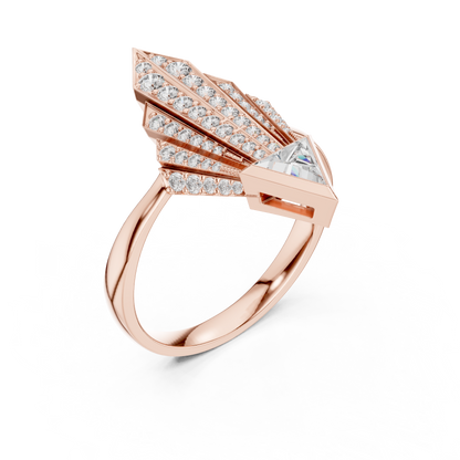 Celestial Arrow Diamond Ring