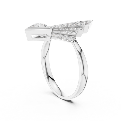 Celestial Arrow Diamond Ring