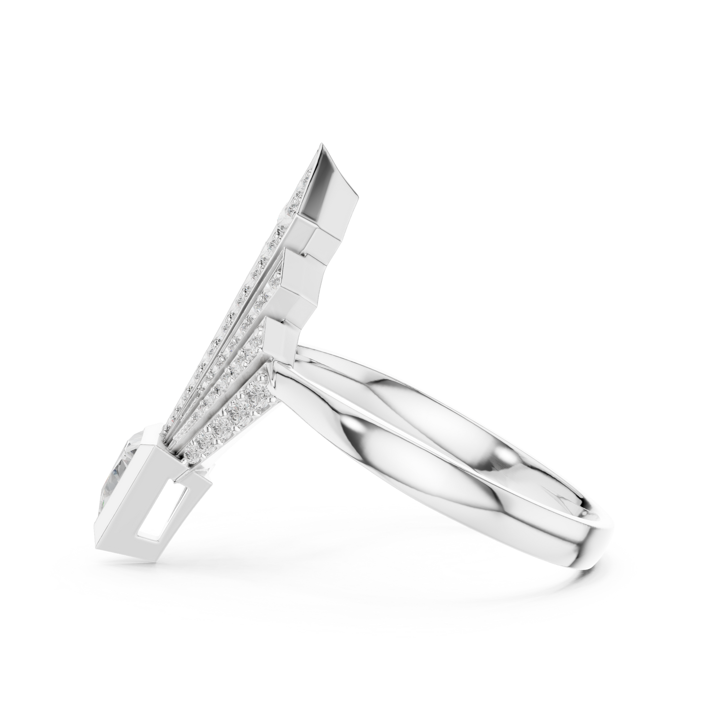 Celestial Arrow Diamond Ring