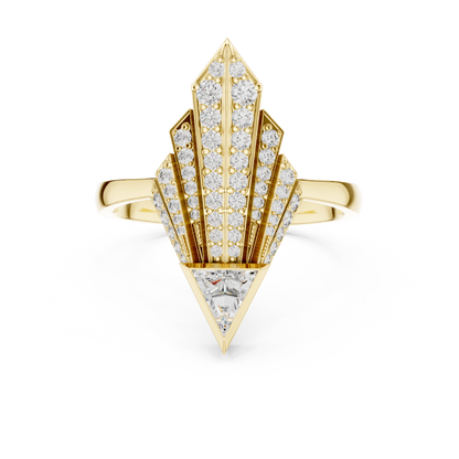 Celestial Arrow Diamond Ring