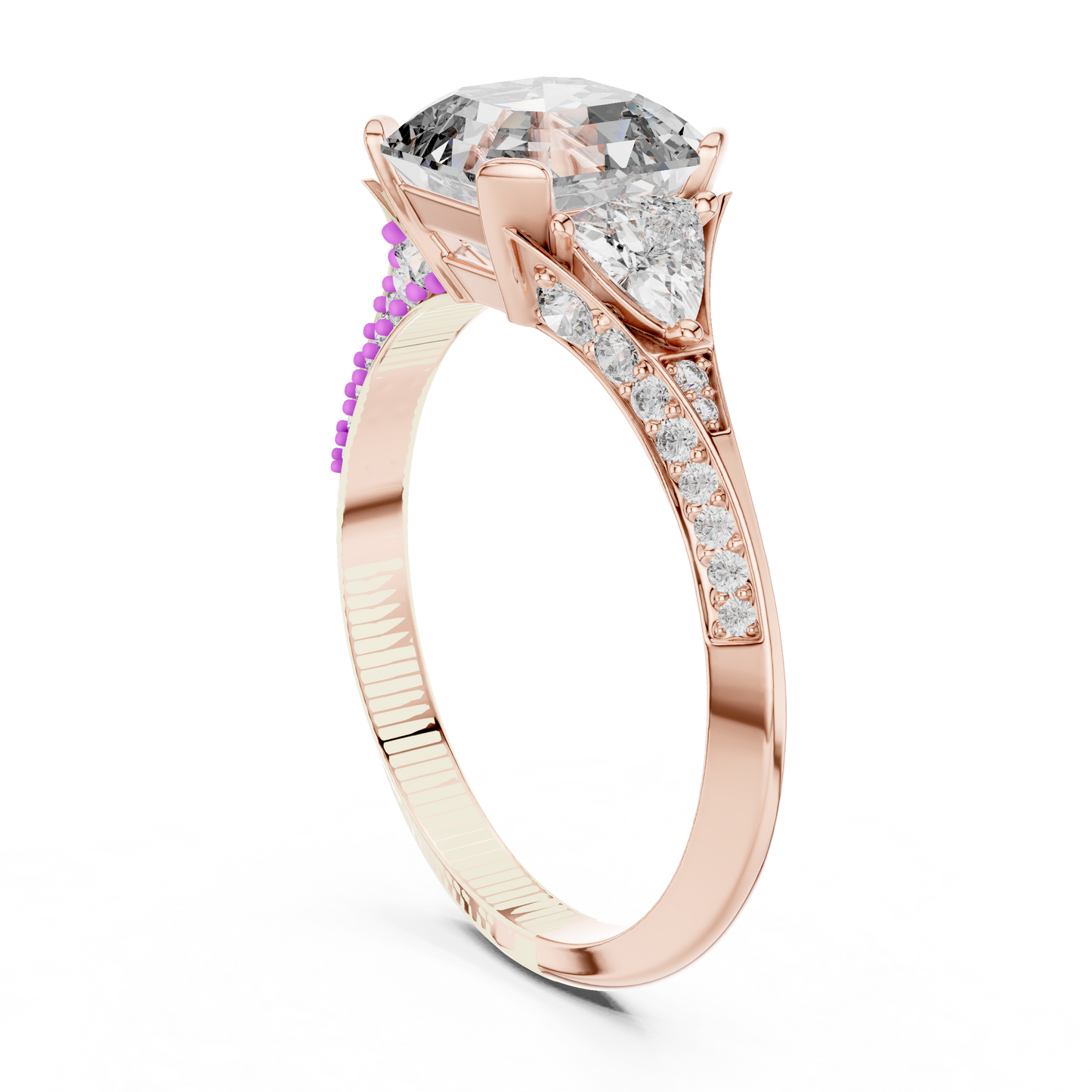 Asscher Trapeze Elegance Ring