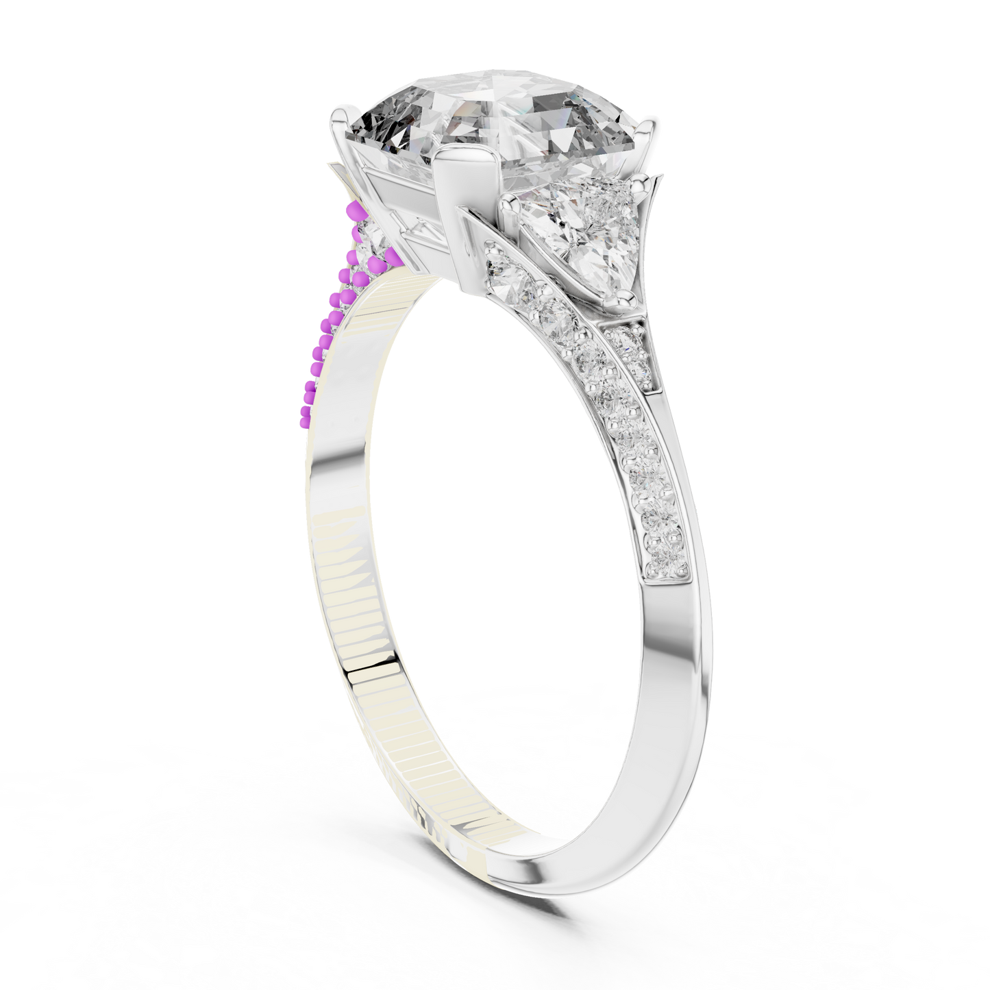 Asscher Trapeze Elegance Ring