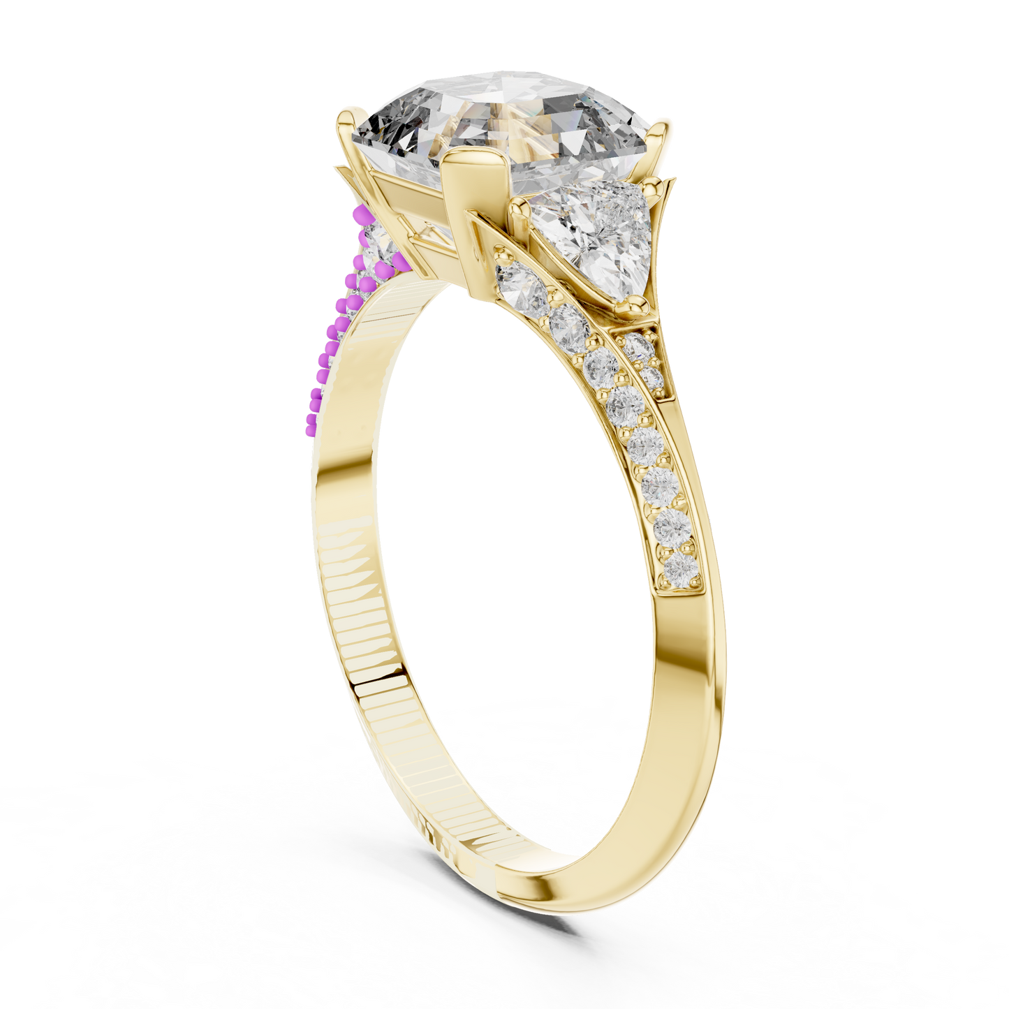 Asscher Trapeze Elegance Ring