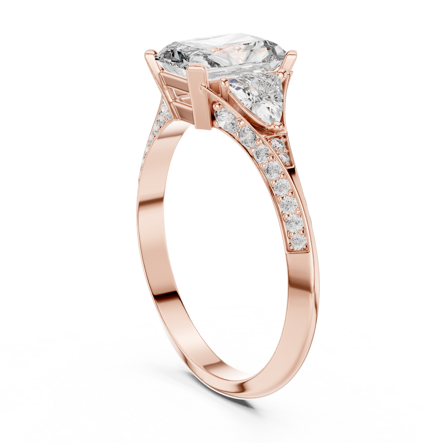 Radiant Trapezia Ring