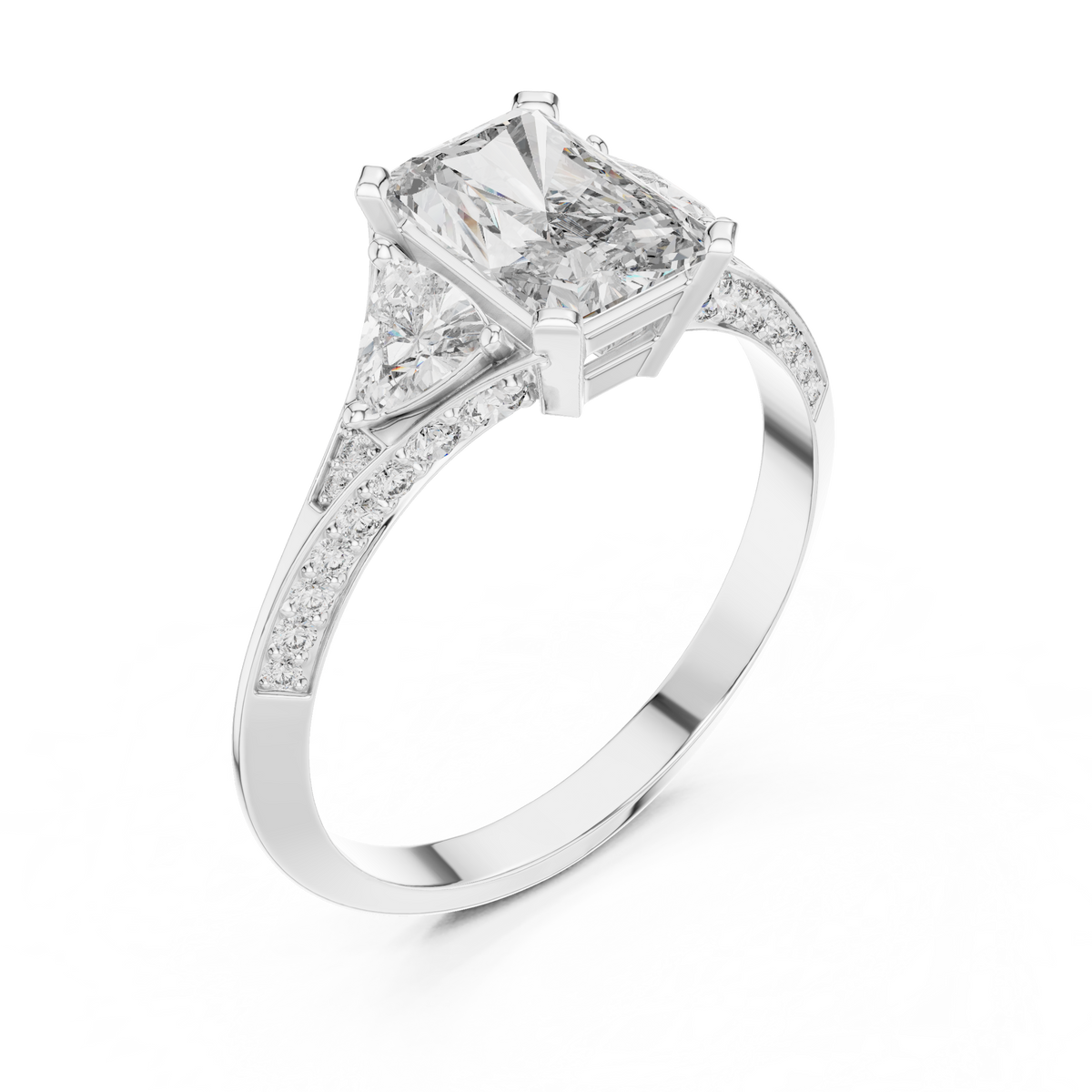 Radiant Trapezia Ring