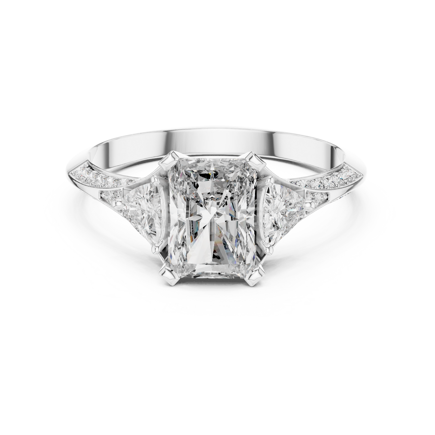 Radiant Trapezia Ring