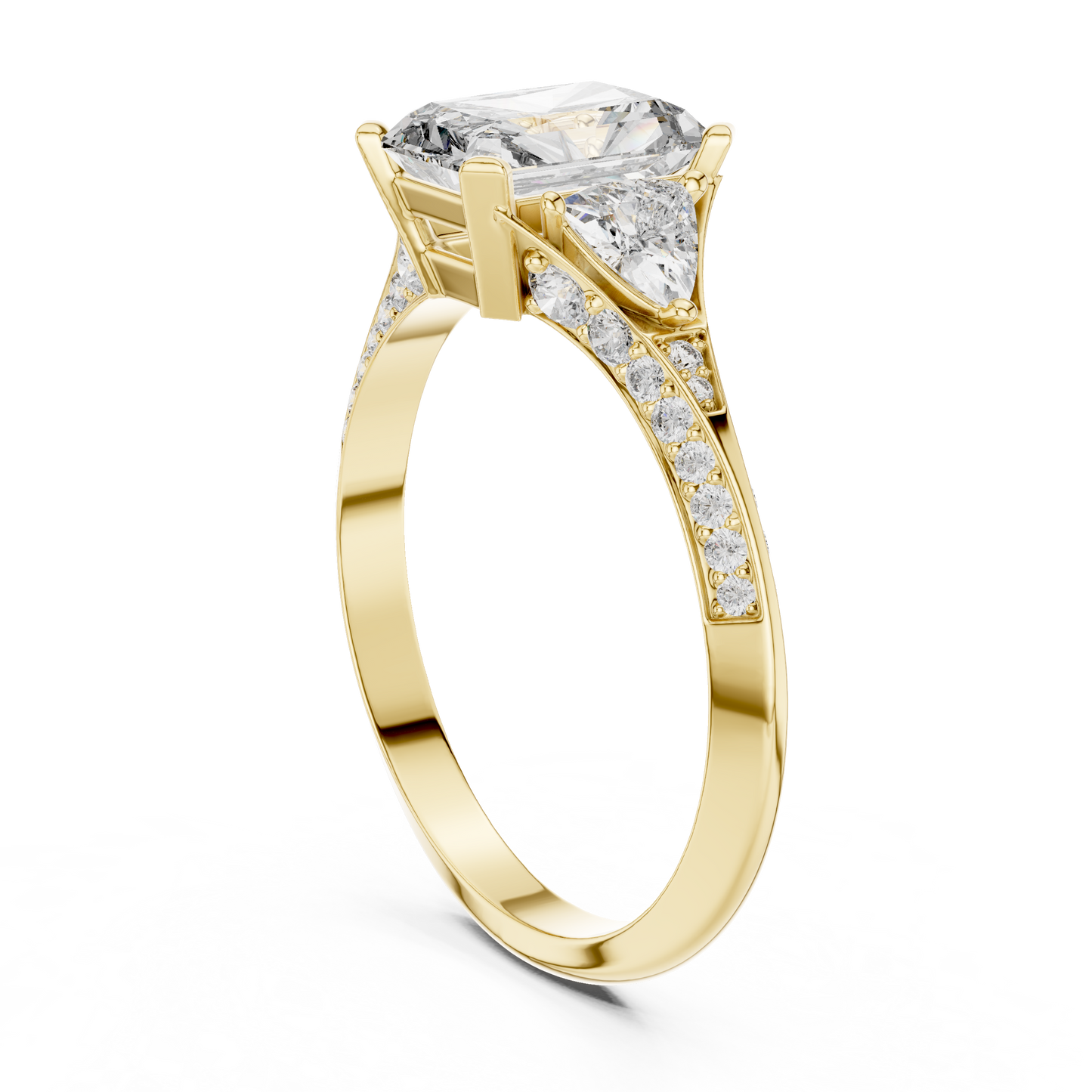 Radiant Trapezia Ring