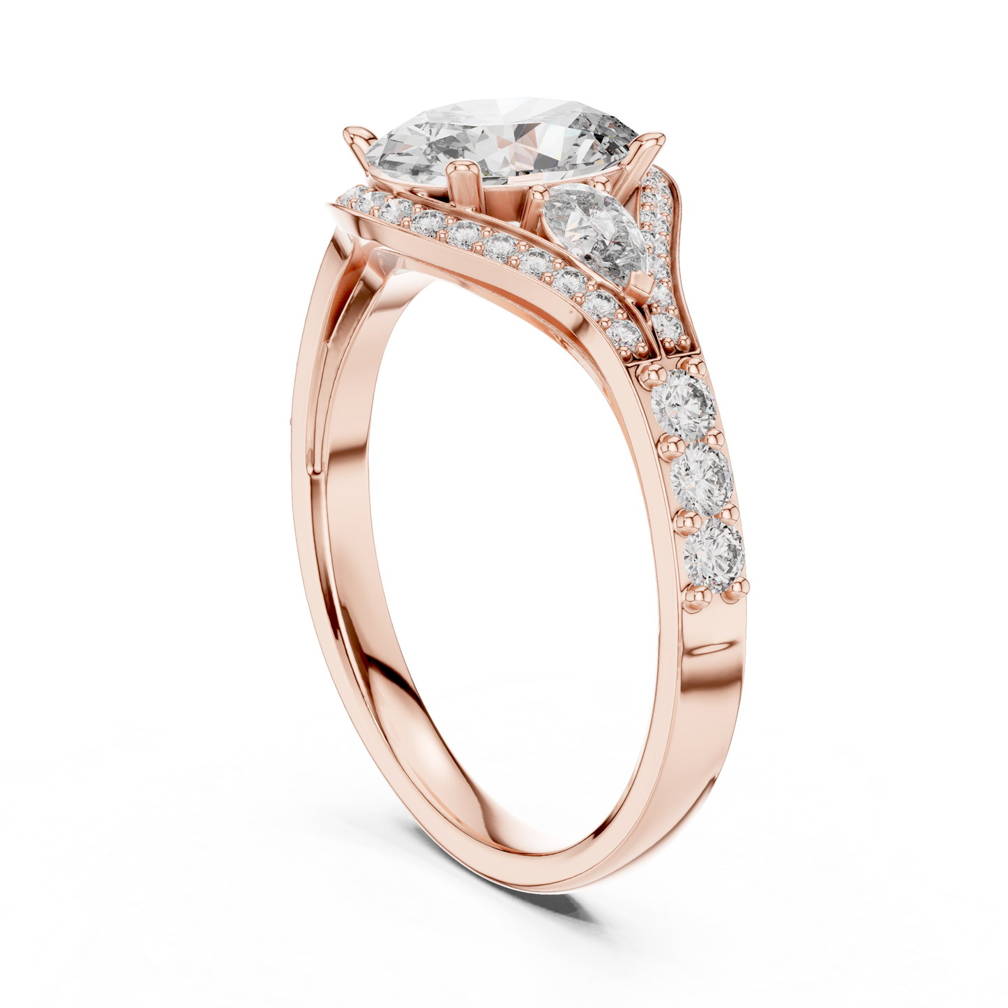 Oval Marquise Harmony Ring