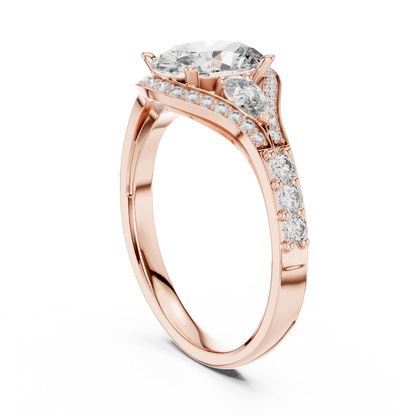 Oval Marquise Harmony Ring