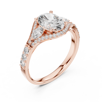 Oval Marquise Harmony Ring