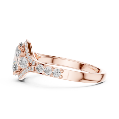 Oval Marquise Harmony Ring