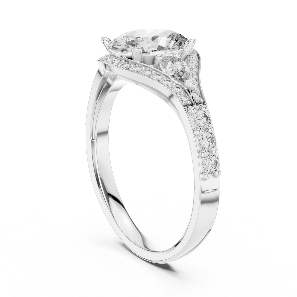 Oval Marquise Harmony Ring