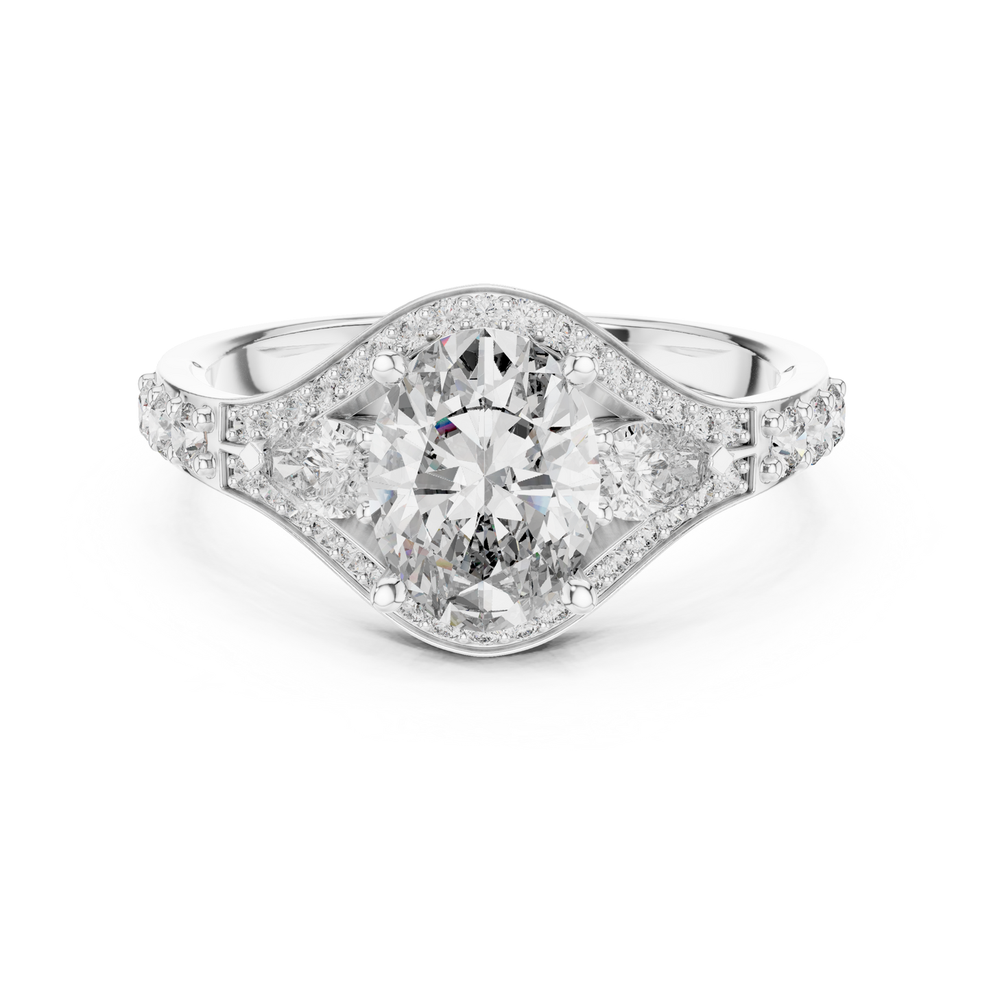 Oval Marquise Harmony Ring