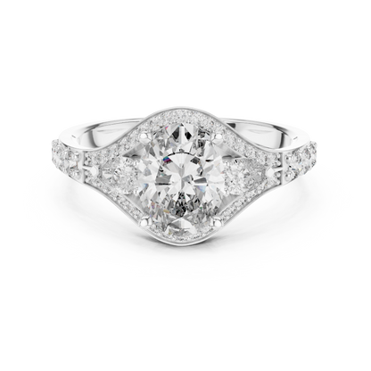 Oval Marquise Harmony Ring