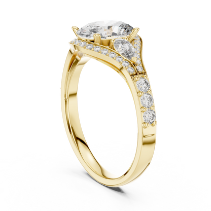Oval Marquise Harmony Ring