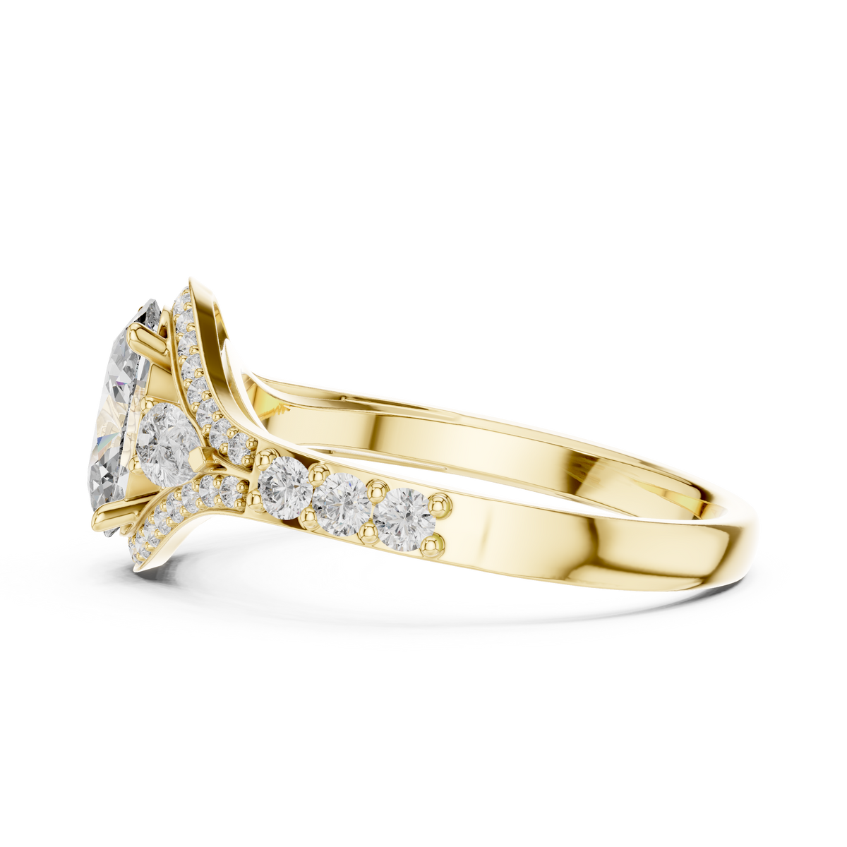 Oval Marquise Harmony Ring