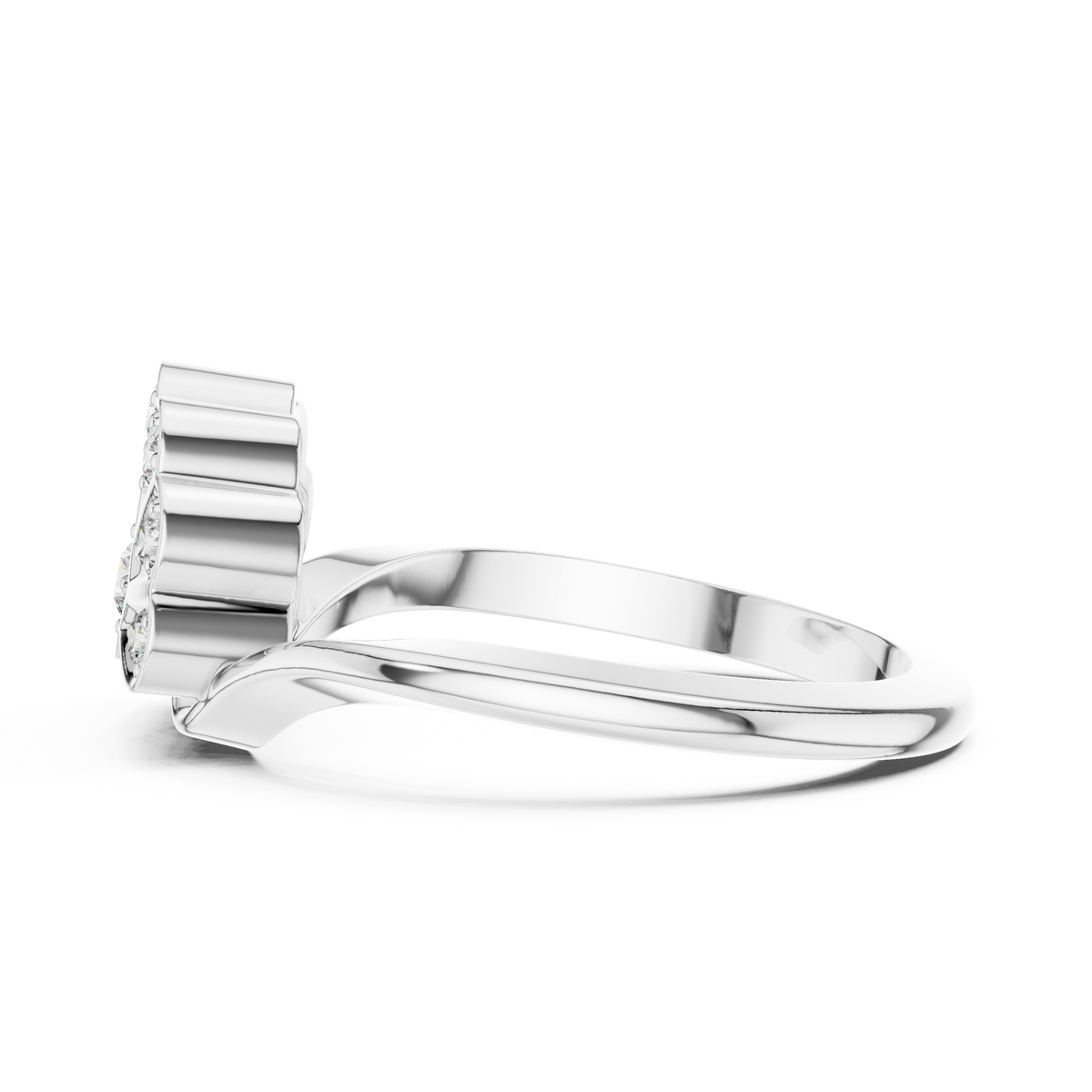 Fan Blossom Diamond Ring