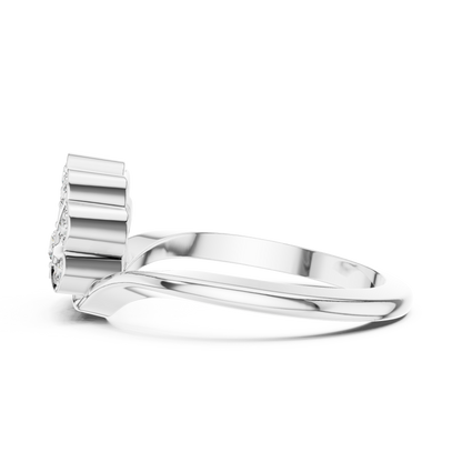 Fan Blossom Diamond Ring