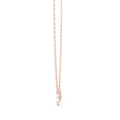 LOVE Crystal Pendant Necklace – Minimalist Romantic Jewelry