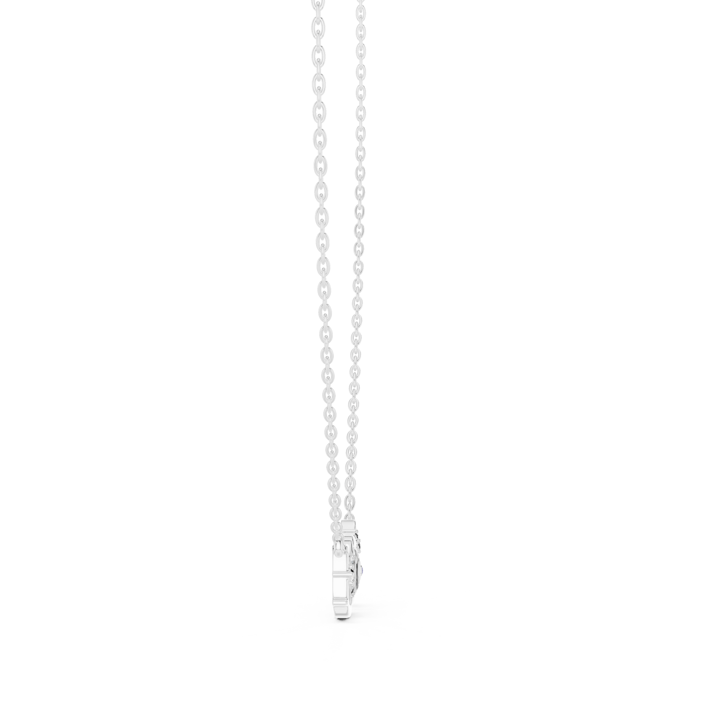 LOVE Crystal Pendant Necklace – Minimalist Romantic Jewelry