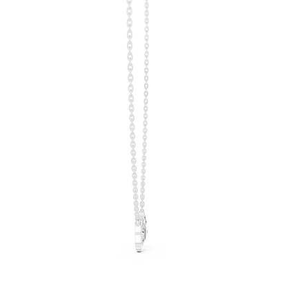 LOVE Crystal Pendant Necklace – Minimalist Romantic Jewelry