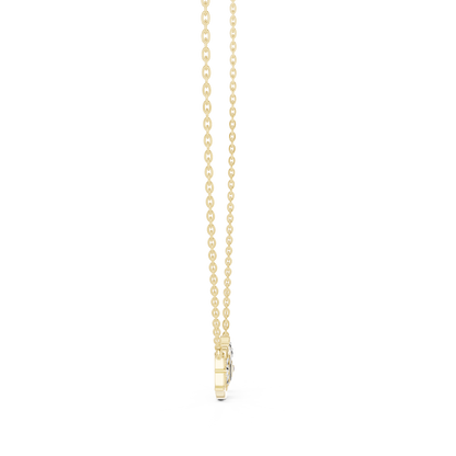 LOVE Crystal Pendant Necklace – Minimalist Romantic Jewelry