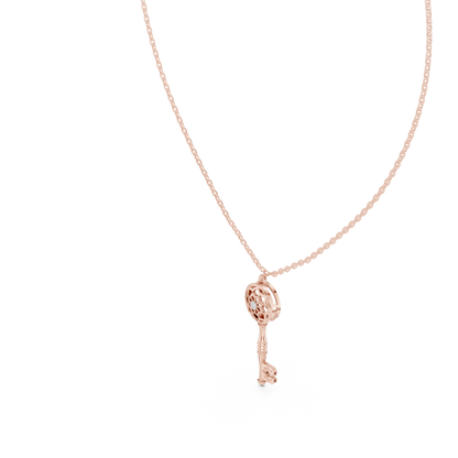Vintage Key Pendant Necklace