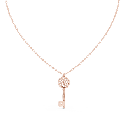 Vintage Key Pendant Necklace