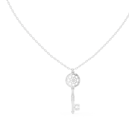 Vintage Key Pendant Necklace