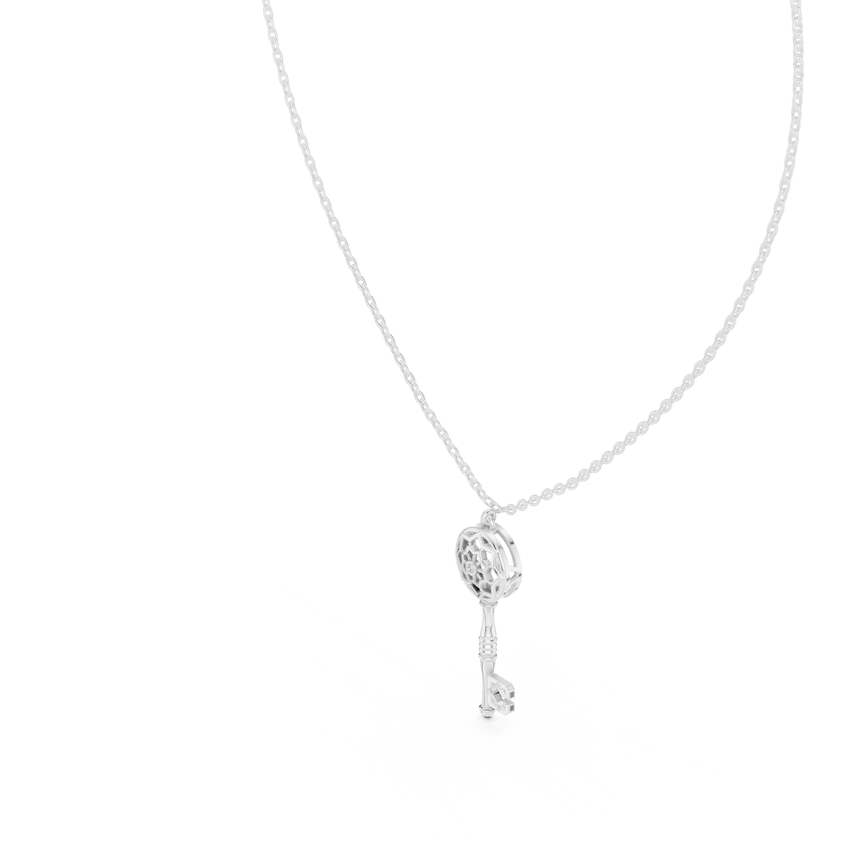Vintage Key Pendant Necklace