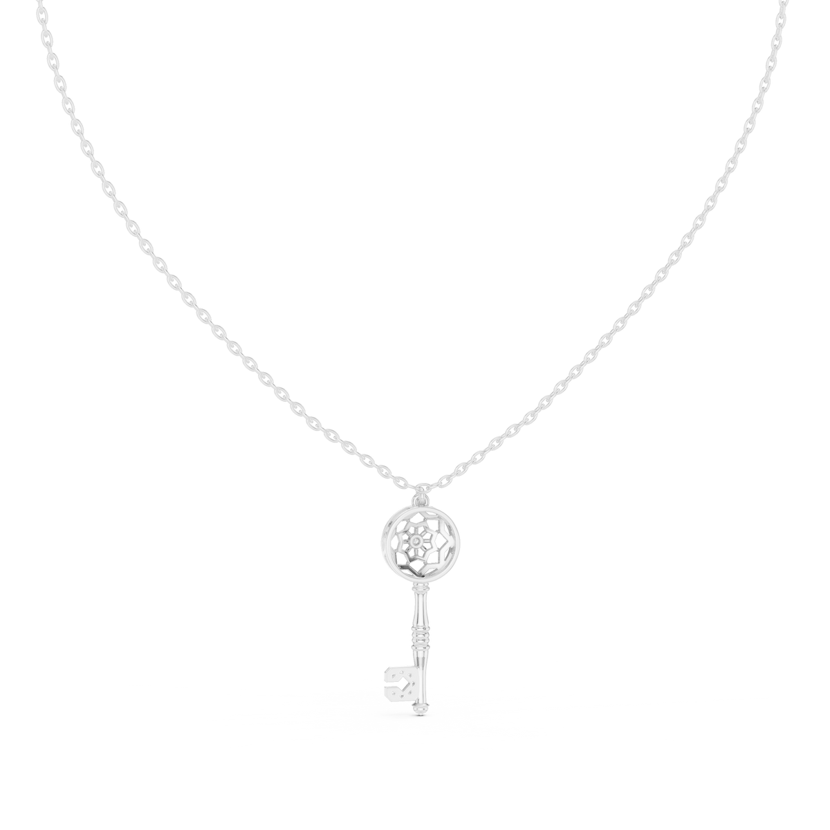 Vintage Key Pendant Necklace