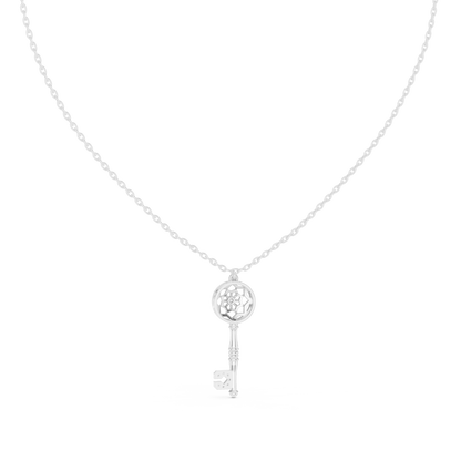 Vintage Key Pendant Necklace