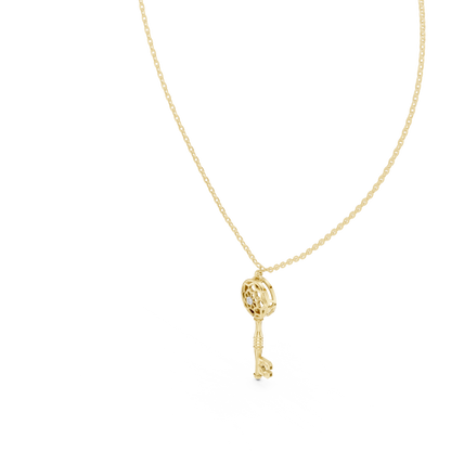 Vintage Key Pendant Necklace