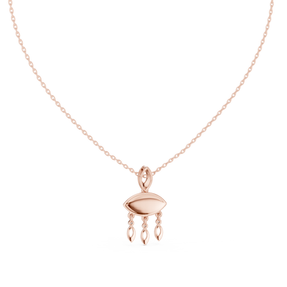 Evil Eye Dangle Charm Necklace
