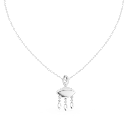 Evil Eye Dangle Charm Necklace