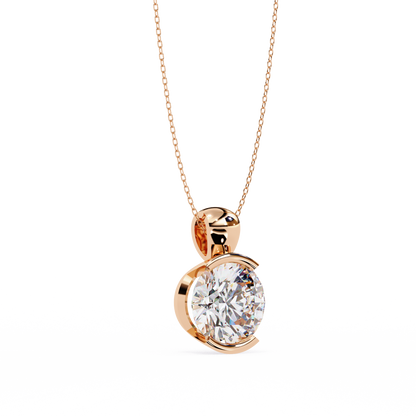 Eternal Solitaire Pendant Rose Gold