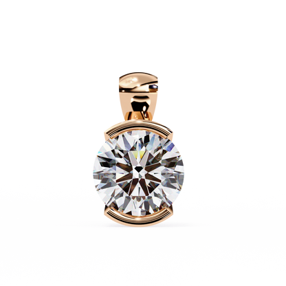 Eternal Solitaire Pendant Rose Gold