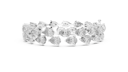 Pear Shape Diamond Tennis Bracelet