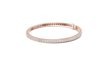 The Princess Cut Diamond Tennis Bracelet