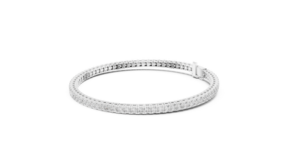 The Princess Cut Diamond Tennis Bracelet