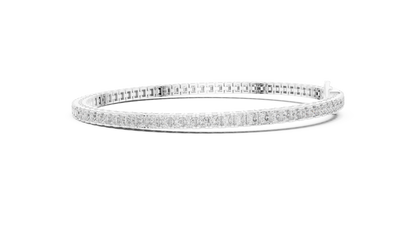 The Princess Cut Diamond Tennis Bracelet