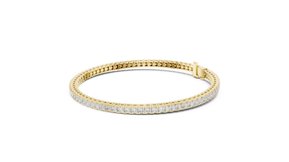 The Princess Cut Diamond Tennis Bracelet