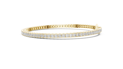 The Princess Cut Diamond Tennis Bracelet