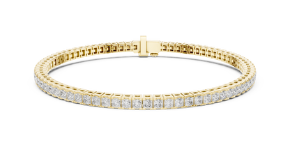 The Princess Cut Diamond Tennis Bracelet