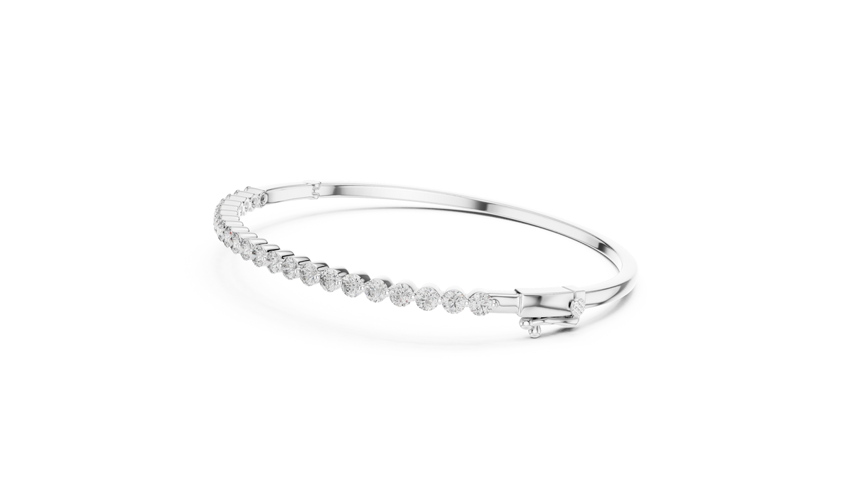 Classic Diamond Tennis Bangle Bracelet
