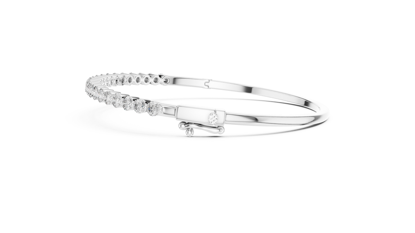 Classic Diamond Tennis Bangle Bracelet
