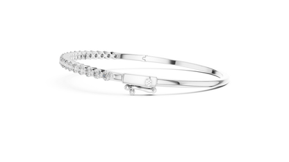 Classic Diamond Tennis Bangle Bracelet