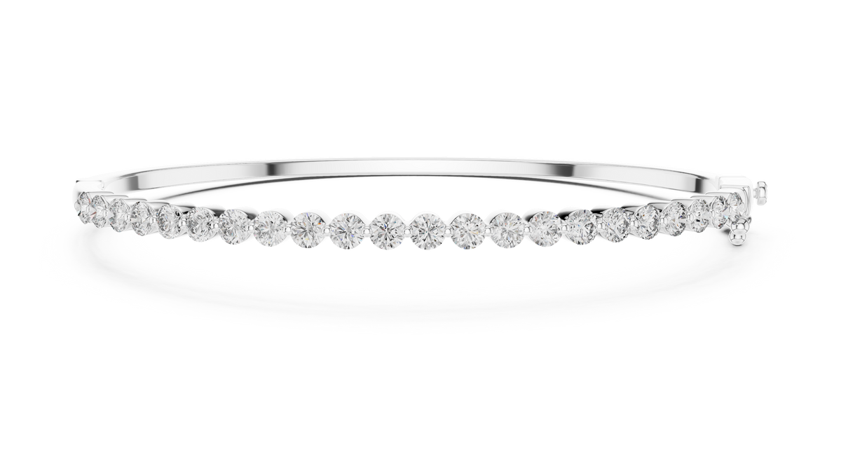 Classic Diamond Tennis Bangle Bracelet