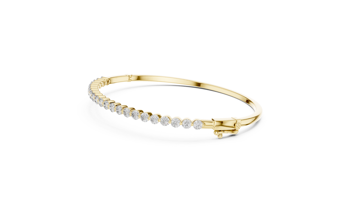 Classic Diamond Tennis Bangle Bracelet