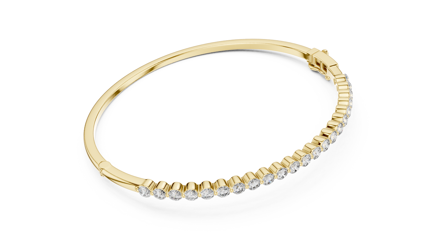 Classic Diamond Tennis Bangle Bracelet